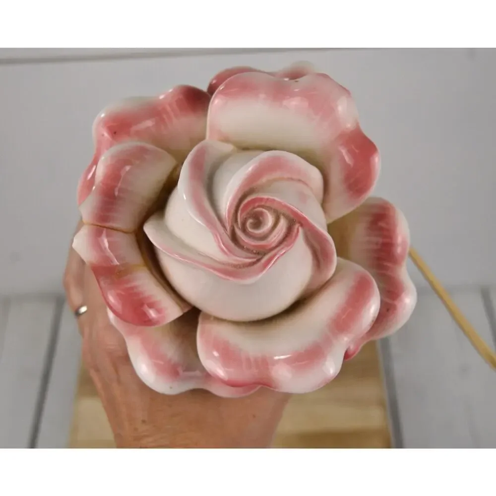 Vintage Pink Rose Night Light, Accent Lamp